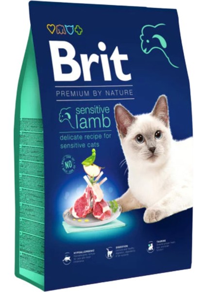 Brit Premium Sensitive Kuzu Etli Kedi Maması 8 kg modelleri