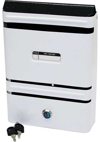 Metal Beyaz Posta Kutusu (5047)