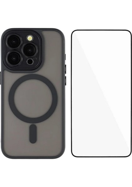 iPhone 15 Pro Max Pc Tpu Telefon Kılıfı Ekran Filmi ve Magsafe ile Uyumlu (Yurt Dışından)