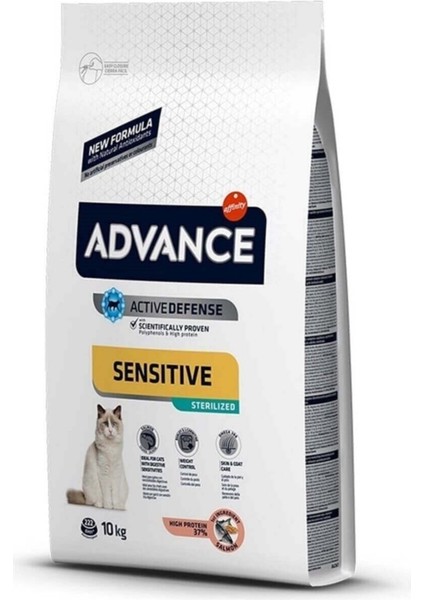 Cat Sterilized Kısırlaştırılmış Somonlu Kedi Maması 10 kg