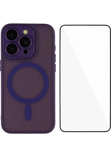 iPhone 15 Pro Max Pc Tpu Telefon Kılıfı Ekran Filmi ve Magsafe ile Uyumlu (Yurt Dışından)