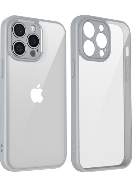 iPhone 15 Pro Max Mat Cilt Dokunmatik Şeffaf Pc + Tpu Darbeye Dayanıklı Telefon Arka Kılıfı (Yurt Dışından) fiyatları