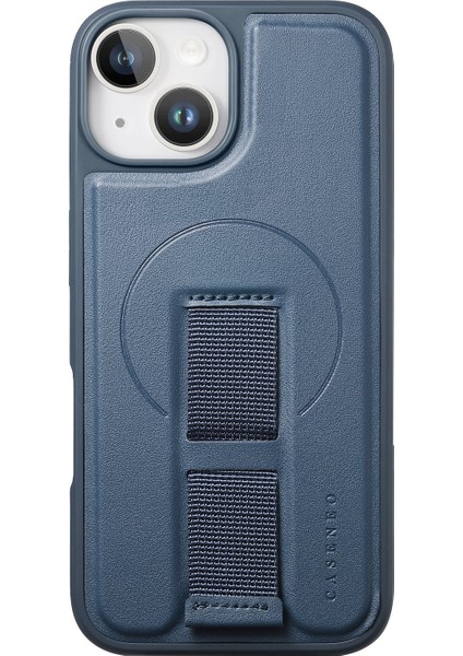 iPhone 15 Manyetik Kılıf Bileklik Pu Deri + Pc Darbeye Dayanıklı Telefon Kılıfı (Yurt Dışından) fiyatları