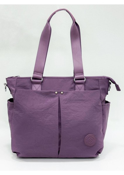 Kadın Çok Gözlü Kullanışlı Suya Dayanıklı El ve Omuz Çantası