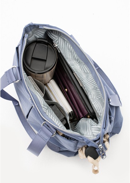 Kadın Çok Gözlü Kullanışlı Suya Dayanıklı El ve Omuz Çantası