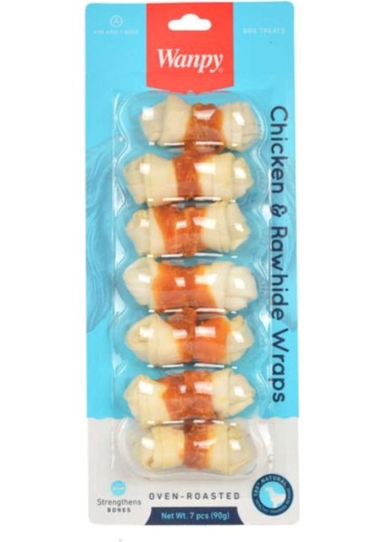 Deri Üzerine Tavuk Sarılı Köpek Ödülü 90 gr