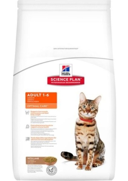Hill’s Science Plan Adult Optimal Care Kuzulu Kedi Maması 10KG