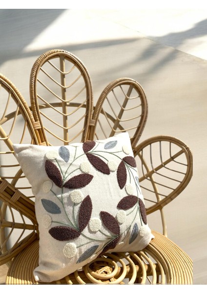 Dal Model Punch Işlemeli Kırlent Kılıfı fiyatları