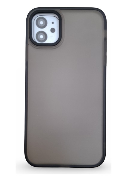 iPhone 11 Uyumlu Kamera Koruma Çıkıntılı Metal Tuşlu Mat Şeffaf Orta Sertlikte Yüksek Kaliteli Kılıf fiyatları