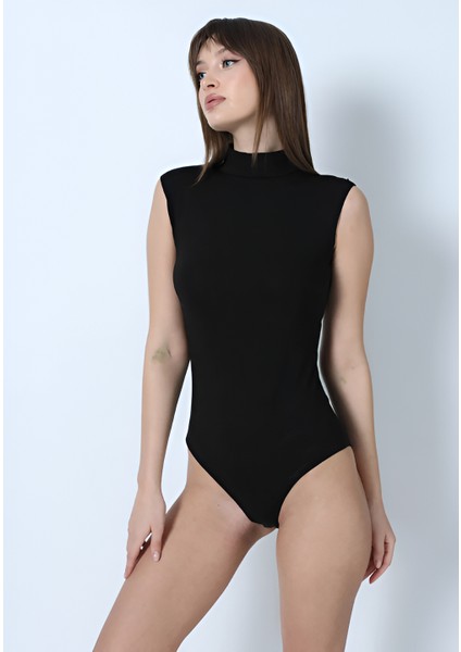 Kadın Pamuklu Yarım Balıkçı Yaka Sıfır Kol Çıtçıtlı Body - Günlük & Şık Stil (Alt Çıtçıtlı) fiyatları