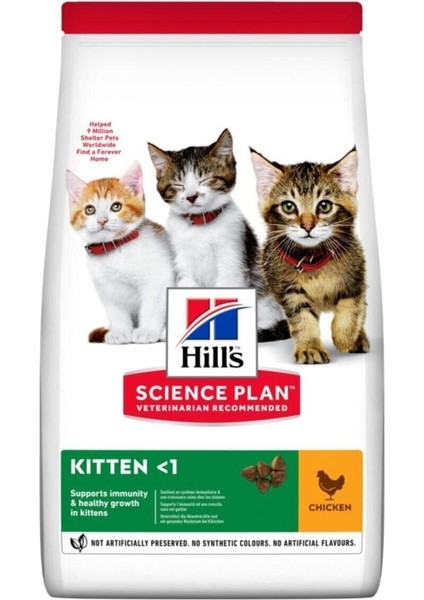 Science Plan Kitten Tavuk Etli Yavru Kedi Maması - 1.5 kg
