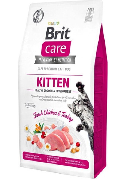 Care Kitten Tahılsız Taze Tavuk Etli Yavru Kedi Maması 2 kg