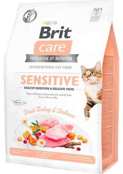 Care Grain Taze Hindili ve Somonlu Tahılsız Kedi Maması 2 kg