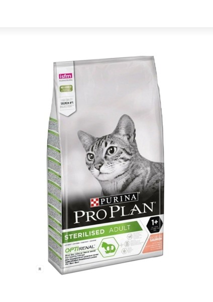 Proplan Sterilised Kısırlaştırılmış Somonlu Kedi Maması 10 kg