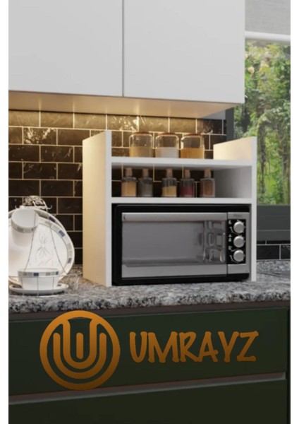 Tezgah Üstü Mikrodalga Fırın Rafı Tezgah Üstü Raf Midi Mini Fırın Dolabı Organizatör Toplayıcı indirimleri