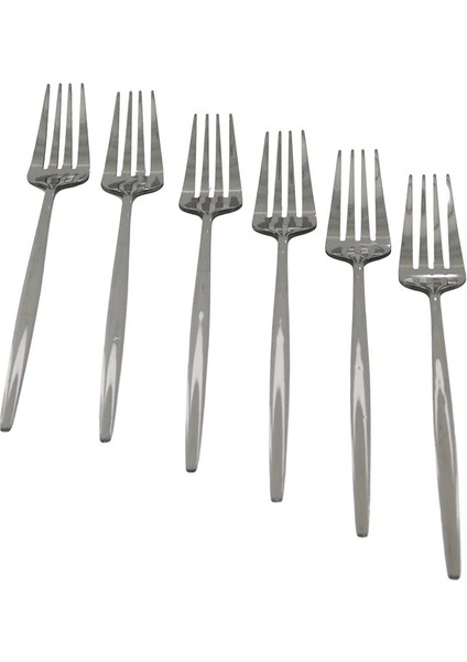 6pcs Metal Yemek Çatal (5047)