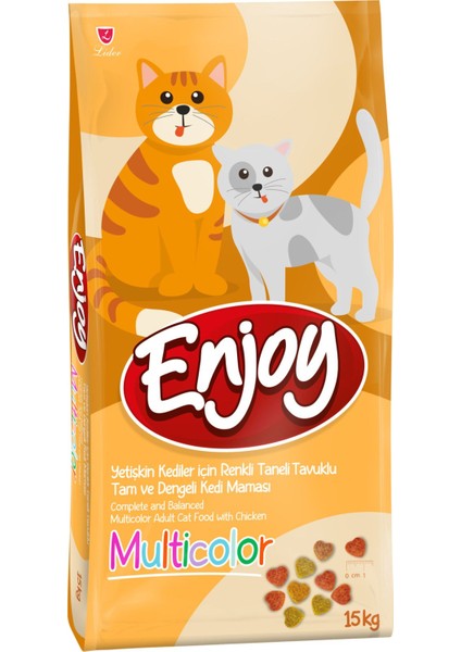 Multicolor Renkli Gurme Kedi Maması 15 kg