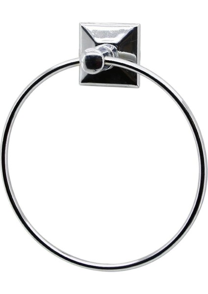Yapışkanlı Yuvarlak Metal Havluluk (5047)