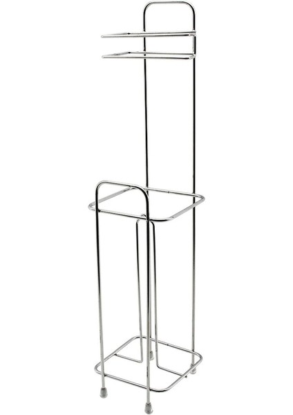Kare Metal - Krom Yedekli Wc Kağıtlık (5047)