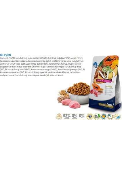 Nd Tropical Selection Kuzu Etli Tropikal Meyveli Kısırlaştırılmış Kedi Maması 10 kg fiyatları