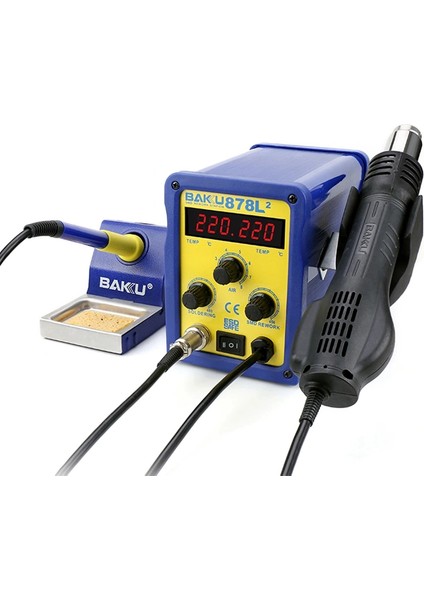 Isı Ayarlı+Üflemeli Dijital Havya BK-878L2 (5047)