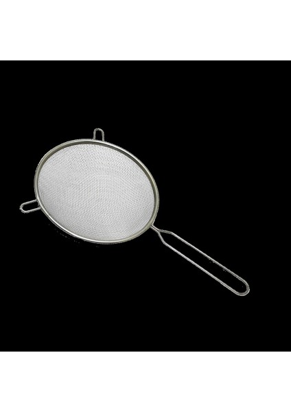 18CM Tel Süzgeç Metal Saplı Kulaklı (5047)