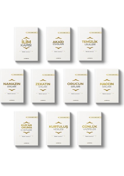 Imam Gazâli Ihya Ibadetler 10 Kitap-Kuran, Namaz, Oruç, Hac, Zekat, Zikir ve Dualar