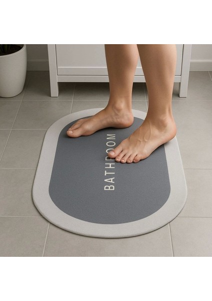 Sihirli Süper Su Emici Kaymaz Tabanlı Oval Paspas 40*60 cm (5047) fiyatları