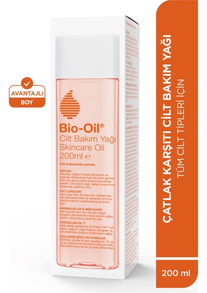 çatlak Karşıtı & Nemlendirici Cilt Bakım Yağı 200 ml x 3 Adet modelleri