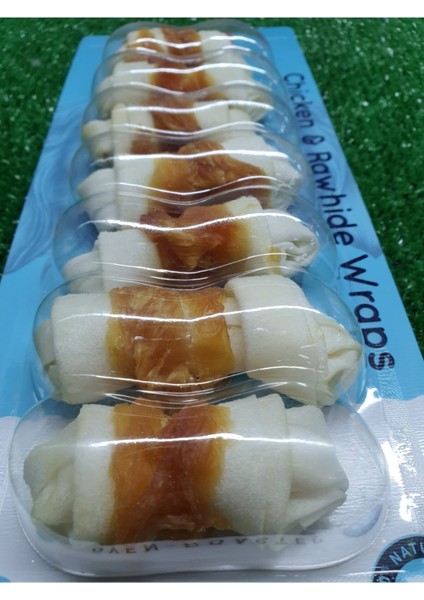 Tavuk Sargılı 7'li Çiğneme Kemiği Köpek Ödülü 90 gr fiyatları