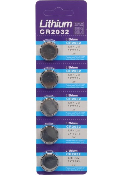 Powermaster CR2032 3 Volt Lityum Para Pil 5'li Paket PM-9534 Düğme Pil fiyatları