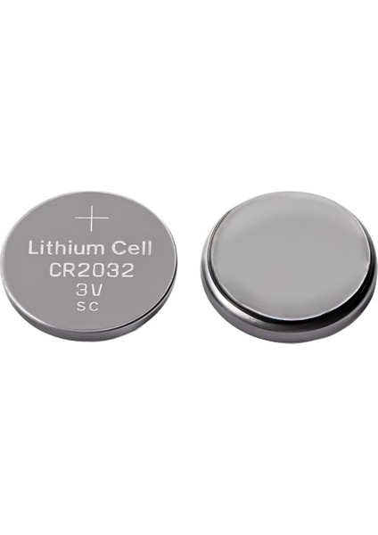 Powermaster CR2032 3 Volt Lityum Para Pil 5'li Paket PM-9534 Düğme Pil modelleri