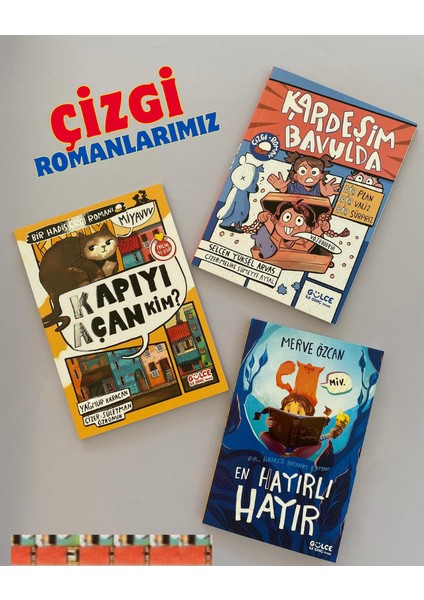 Kapıyı Açan Kim Bir Hadis, Kardeşim Bavulda, En Hayırlı Hayır Bir Hazreti Ibrahim(3kitap-Çizgiroman)