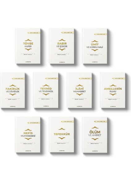Imam Gazâli Ihya Manevi Terbiye 10 Kitap - Tövbe, Sabır, Şükür,ümit, Fakirlik,tefekkür, Ölüm