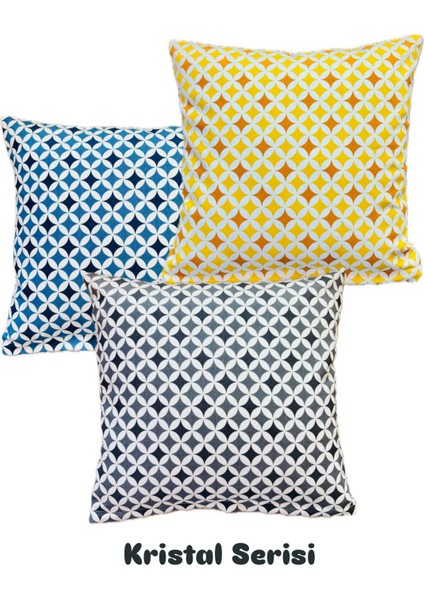 Mavi Kristal Kırlent Kılıfı modelleri