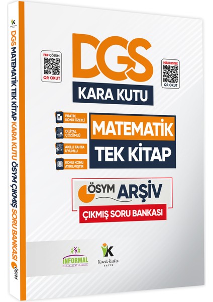 DGS Kara Kutu SÖZEL ve SAYISAL Set Konu Özetli Dijital Çözümlü Çıkmış Soru Bankası indirimleri