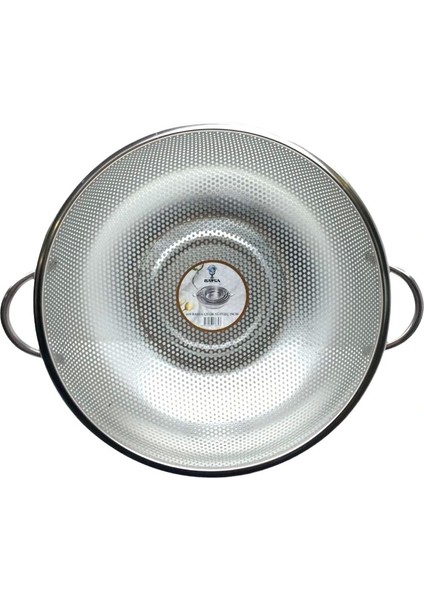 Metal Kulplu Çelik Tel Sepet Süzgeç 29CM (5047)