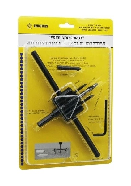 Ayarlı Alçı Panç Delme 2 Bıçak 1-3 Inç/16 30MM - 7-7 Inç/8 200MM - 1 Inç/8 3mm - 2 Inç 50MM (5047)