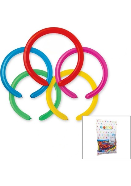 Sosis Uzun Balon 2 Inç - 5cm - 100PCS (5047)