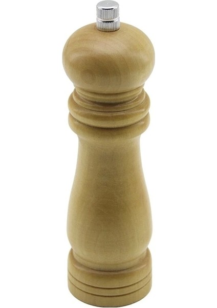 Küçük= Çap: 4.5cm - Uzunluk: 15CM Ahşap Tuz - Baharat Öğütücü (5047)