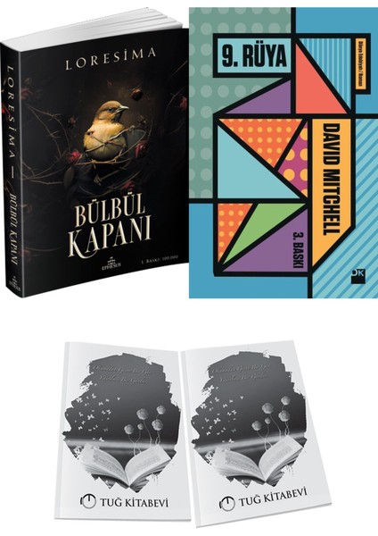 9. Rüya ve Ephesus Yayınları Bülbül Kapanı 1 Loresima 2li Set + Hediyeli