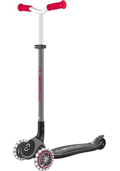 Master Işıklı Katlanabilir Scooter - Kırmızı Siyah 663-120 fırsatları