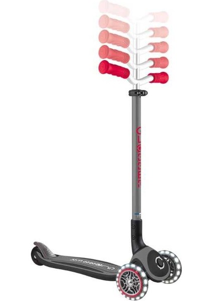 Master Işıklı Katlanabilir Scooter - Kırmızı Siyah 663-120 indirimleri
