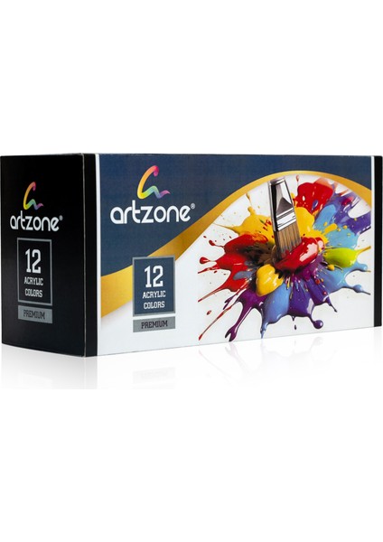 Akrilik Boya Seti 12 Renk x 60ML. fırsatları