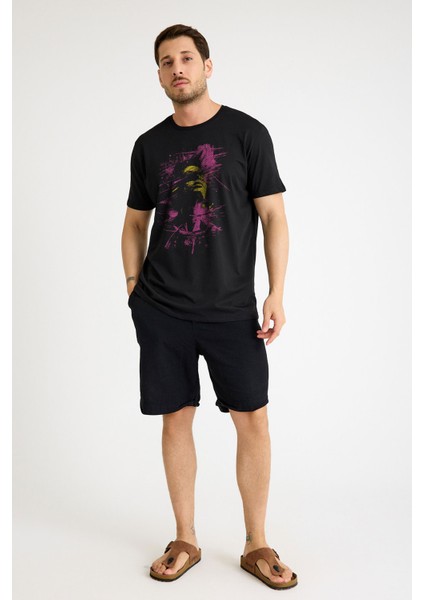Y2K T-Shirt Face Aesthetic Unisex Tişört Siyah Kısa Kollu fiyatları