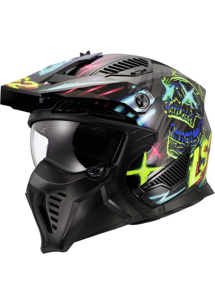 Drıfter Rayz Siyah-Mavi Kask