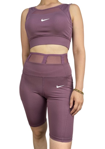 Kadın File Detaylı Bisikletçi Tayt 02507251 indirimleri