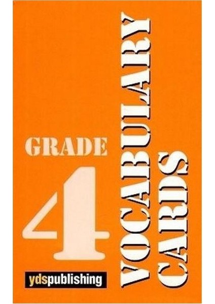 4. Sınıf Vocabulary Cards Grade - Dil Kartları