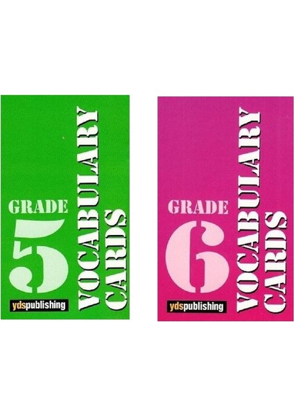5 ve 6. Sınıf Vocabulary Cards Grade - Dil Kartları