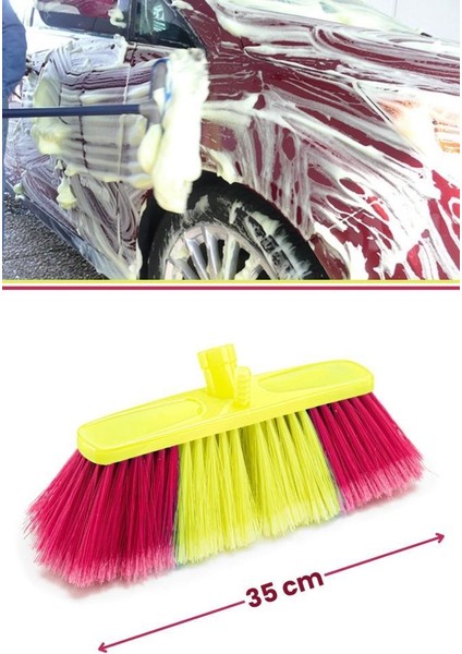 Trendy Mega Oto Fırçası, Otomobil Minibüs Otobüs Profesyonel Mega Yıkama Temizlik Fırçası F113